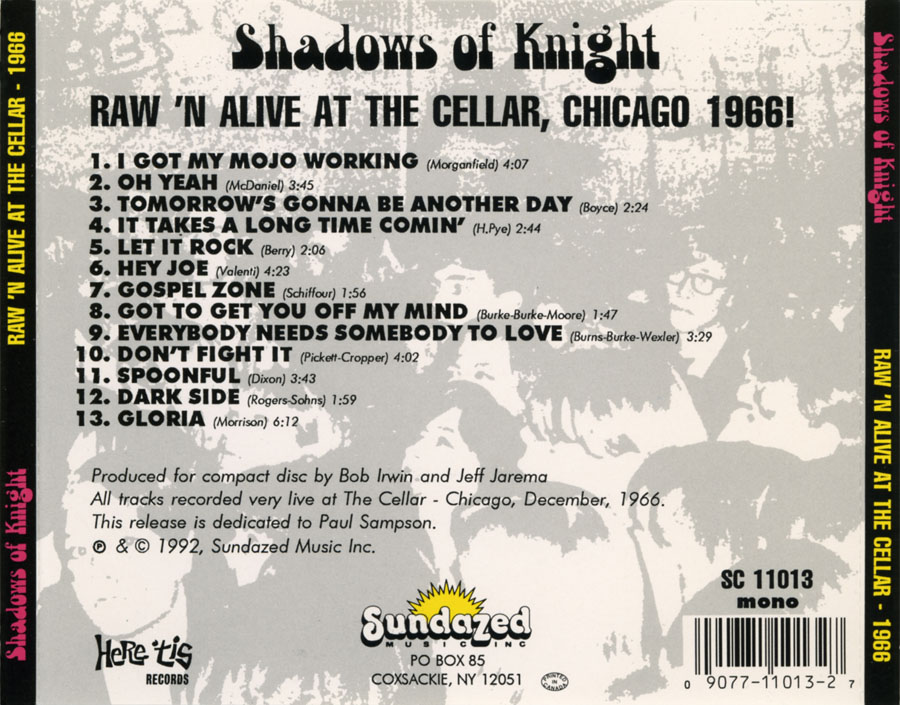 shadows of night cd raw in cellar tray